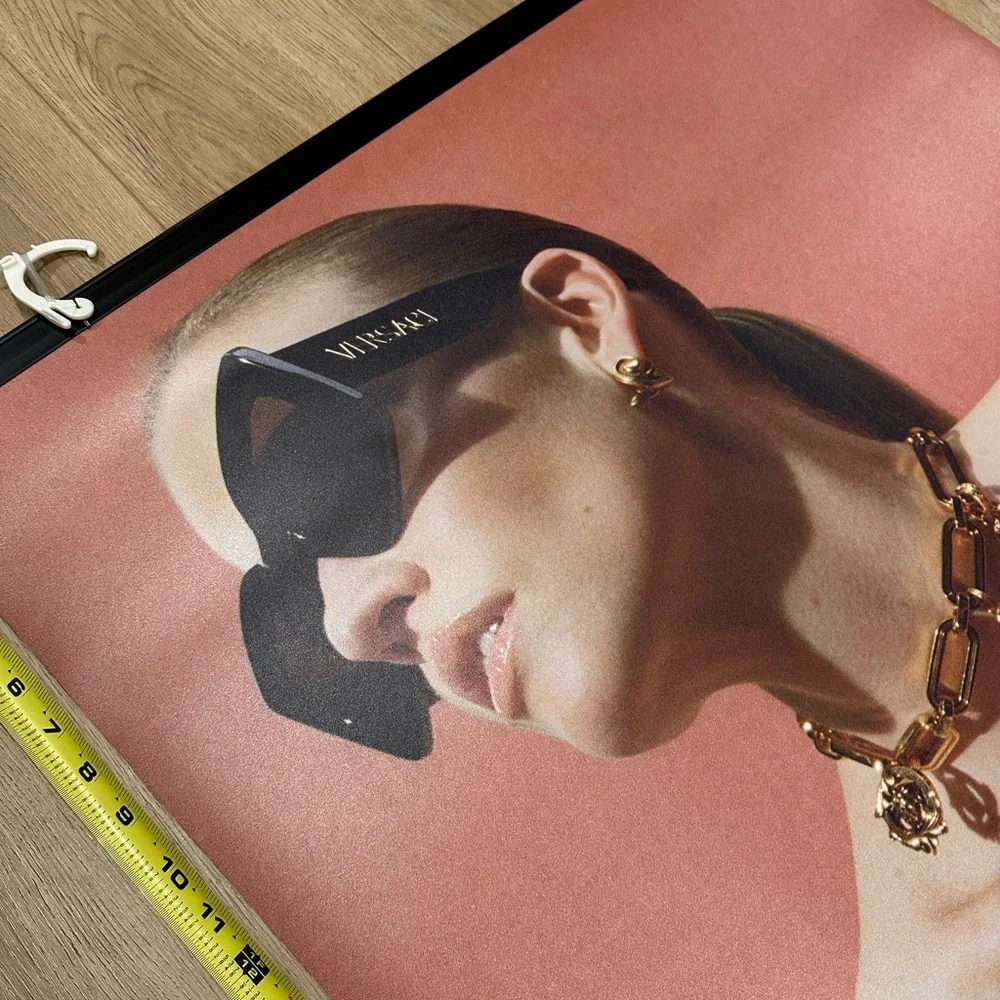 Versace large advertising banner sign